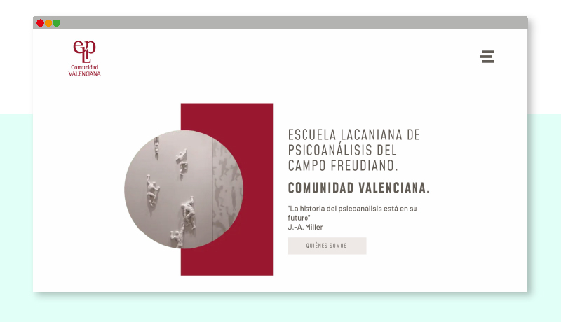 Miniatura diseño página web para ELP Comunidad Valenciana